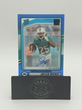 2024 Panini Donruss Clearly Blue Autograph #84 Jaylen Wright /49