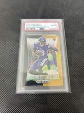 2024 Panini Prizm Deca Justin Jefferson #211 Black Gold Shimmer Prizm /8