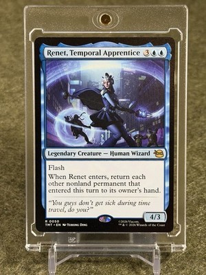 Renet, Temporal Apprentice - RARE #50 TMT   Teenage Mutant Ninja Turtles MTG
