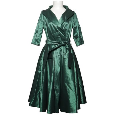 Boone, Wickelkleid, Größe: 40, Grün, Einfarbig, Damen #taA