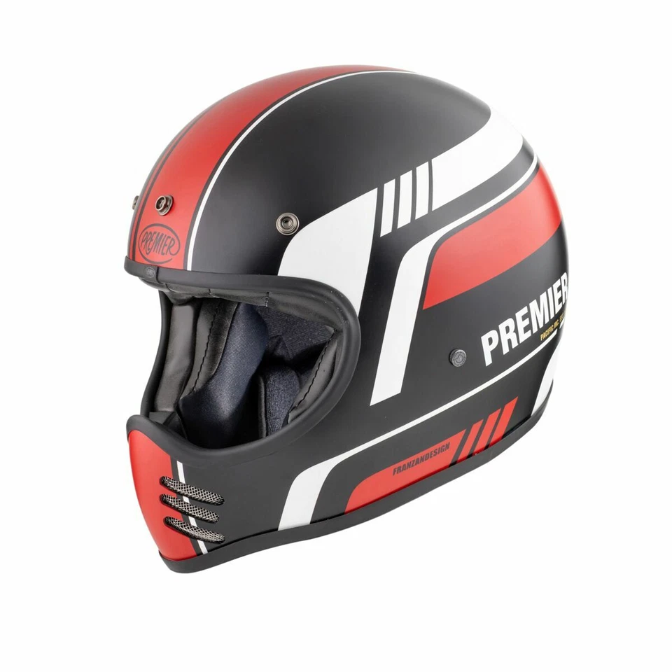 Casque Helmet Intégrale Cross en Fibre MX BL92 Bm PREMIER TAILLE XS - Photo 1/1