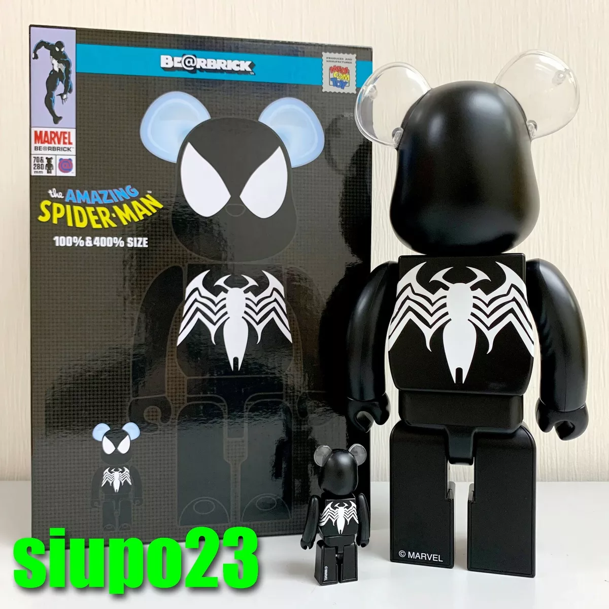 全国総量無料で SPIDER-MAN BE@RBRICK BLACK セット SCARLET