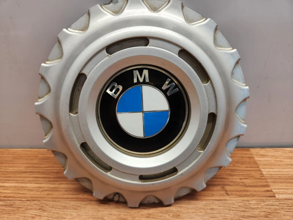 ✅ Tapa central de rueda plateada OEM BMW E39 E38 E28 528 525 740 750 Foto 2 de 4