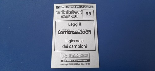 Figurine Calciatori Panini 1987/88 con velina - Scegli dall'elenco da 1 a 303 - Imagen 103 de 263