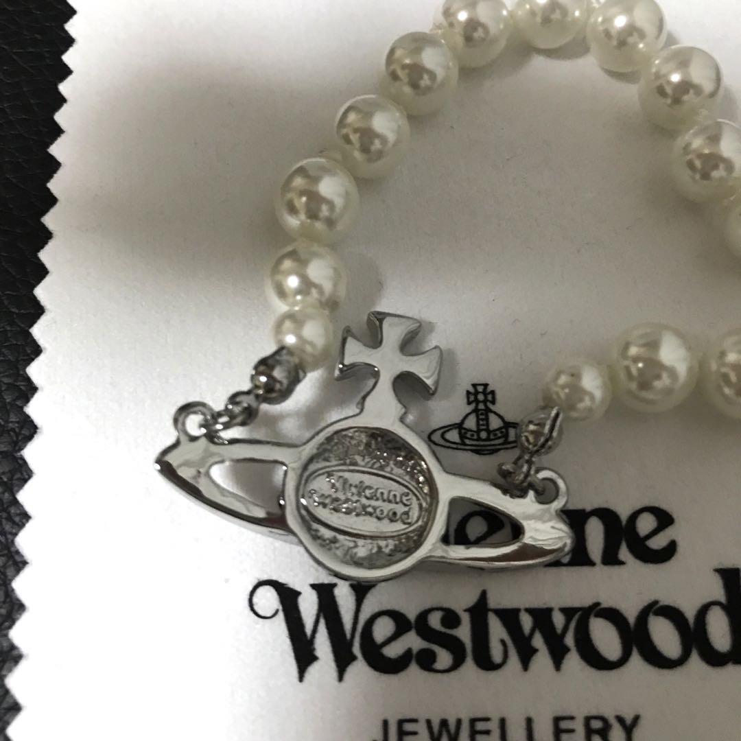 ●Vivienne Westwood● Mini Pearl Bas Relief Necklace Silver Vivienne Westwood Mini Bas Relief Pendant Necklace | Silver