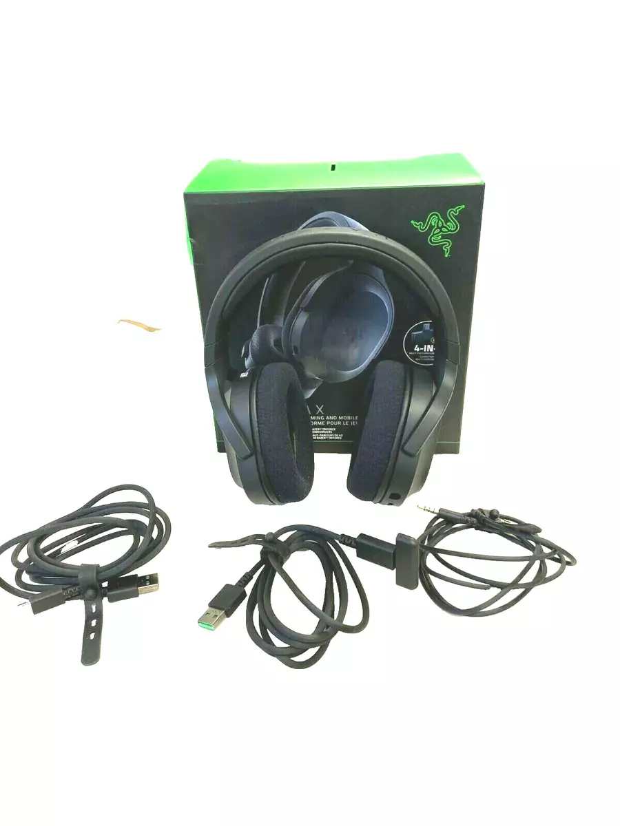 Razer Barracuda X Black Bluetooth Wireless Over the Ear Gaming Headphones  Used