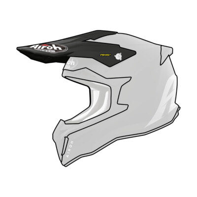 Airoh Strycker Matte Black Helmet Front