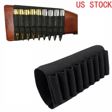 US 9 Rounds Rifle Ammo Holder Carrier Bullet Bag Shell Holder Cartridge Pouch