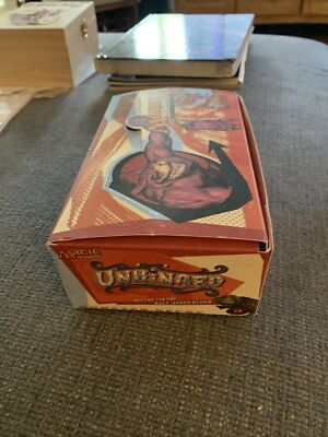 MTG 1 Empty UNHINGED Booster Box - Magic the Gathering - No Packs - English | eBay MTG 1 Empty UNHINGED Booster Box - Magic the Gathering - No Packs - English | eBay