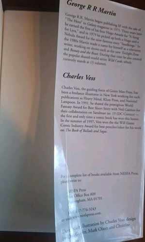 Quartet by George R.R. Martin - 1st Edition, Numbered Copy, NESFA Press, HC 2001 - Picture 10 of 11