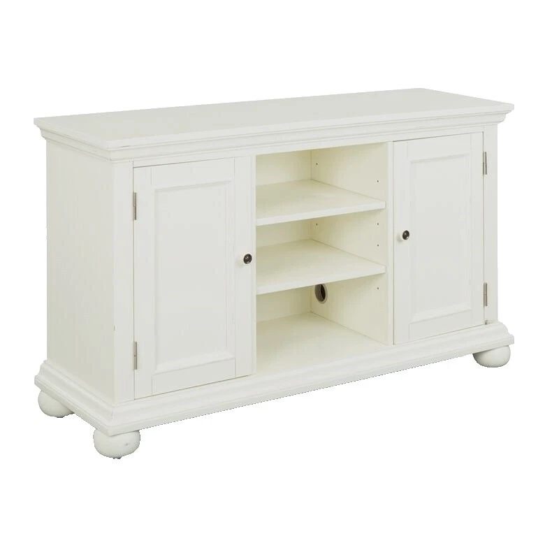 Soportes de TV y unidades de entretenimiento blancos para estilos de hogar