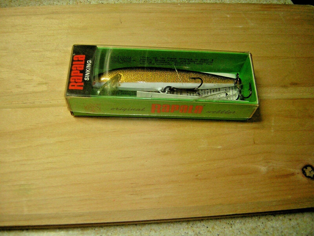 NEUF compte à rebours finlandais Rapala Sinking CD-11 4 3/8 or avec