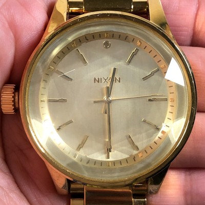 Nixon Facet A Cut Above unisex Gold Tone Stainless Steel 42mm Quartz Watch Nixon Facet A Cut Above unisex Gold Tone Stainless Steel  main image 2