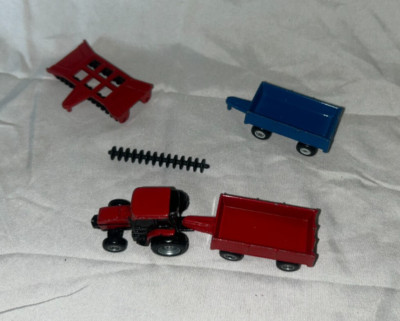RARE ERTL Replica Farm Machines Case International Mini Tractor Disc Wagon Micro