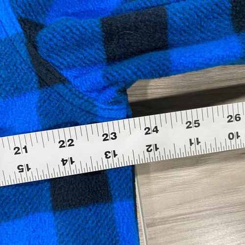 Legendary Whitetails Flannel Shirt Men Large Blue Button Up Shacket Outdoor Soft - Picture 9 of 13