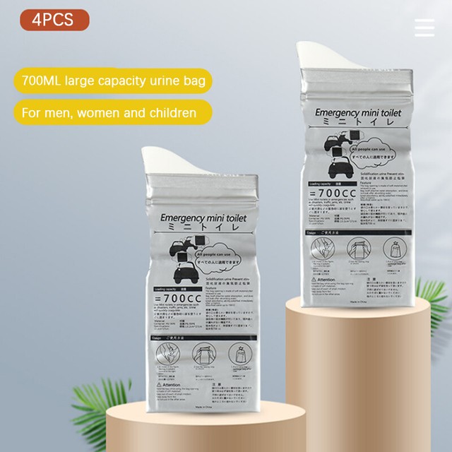 700ml Emergency Pee Bag Portable Disposable Car Urine Vomit Unisex Toilet BSZ 700ml Emergency Pee Bag Portable Disposable Car Urine Vomit Unisex Toilet BSZ