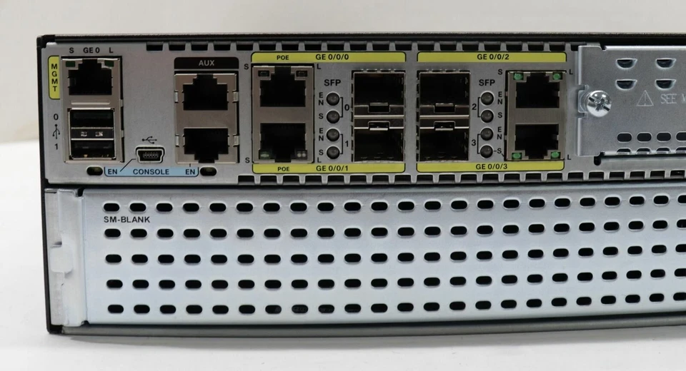 CISCO ISR4451-X/K9 4 Port GIGABIT Integrated Service Router Dual AC PWR ISR4451 - Image 4 of 4