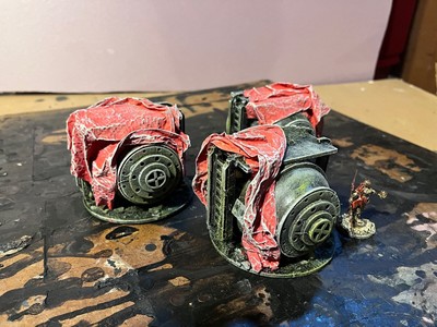 wh40k: Feral Highways outpost: Scratch built Wargame Terrain