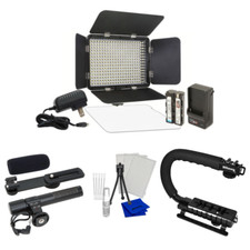 Vidpro LED-330X LED Light Kit - Handheld  Mic Bundle - NEW 