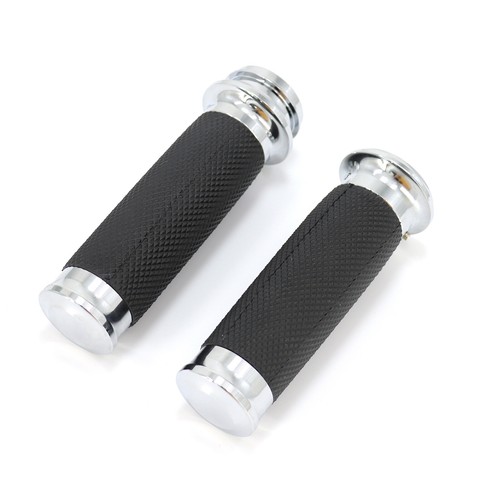 2X Motorcycle Handlebar Hand Grips For Harley Touring Street Road Glide Softail - Picture 4 of 7