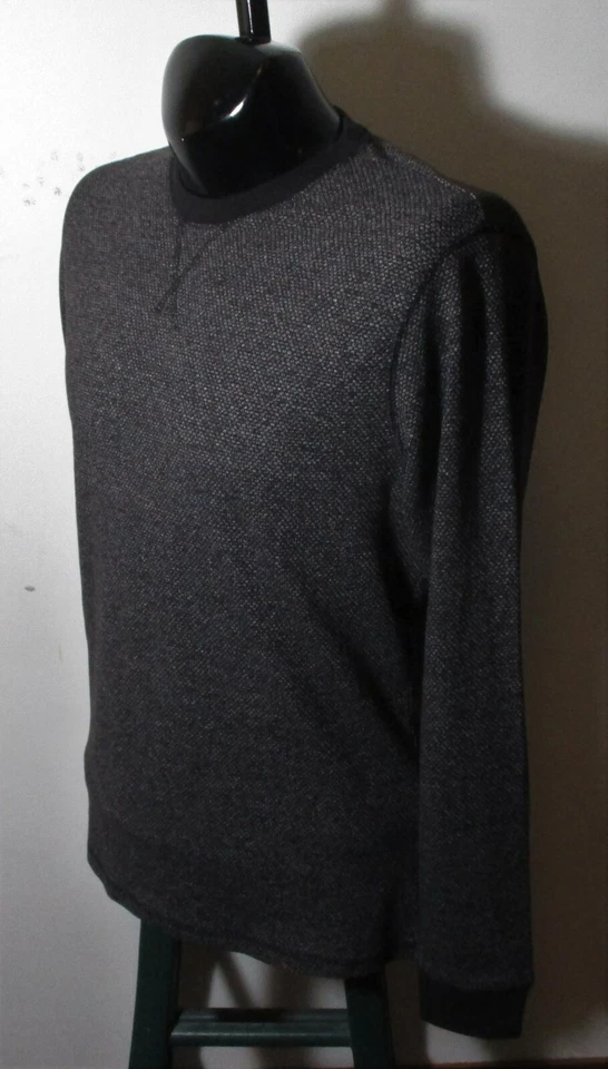 STRUCTURE Brown Long Sleeve "Slim Fit" Crewneck Shirt Size L - Image 4 of 4