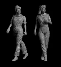 1/32 Die Cast Resin Figure Model Assembly Kit Resin Soldier Kit Unassembled