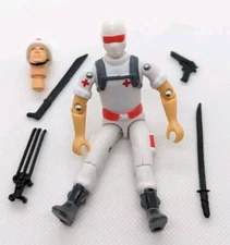 GI Joe Black Major Custom Acrtic White Medic Snake Eyes Commando ARAH Style OG