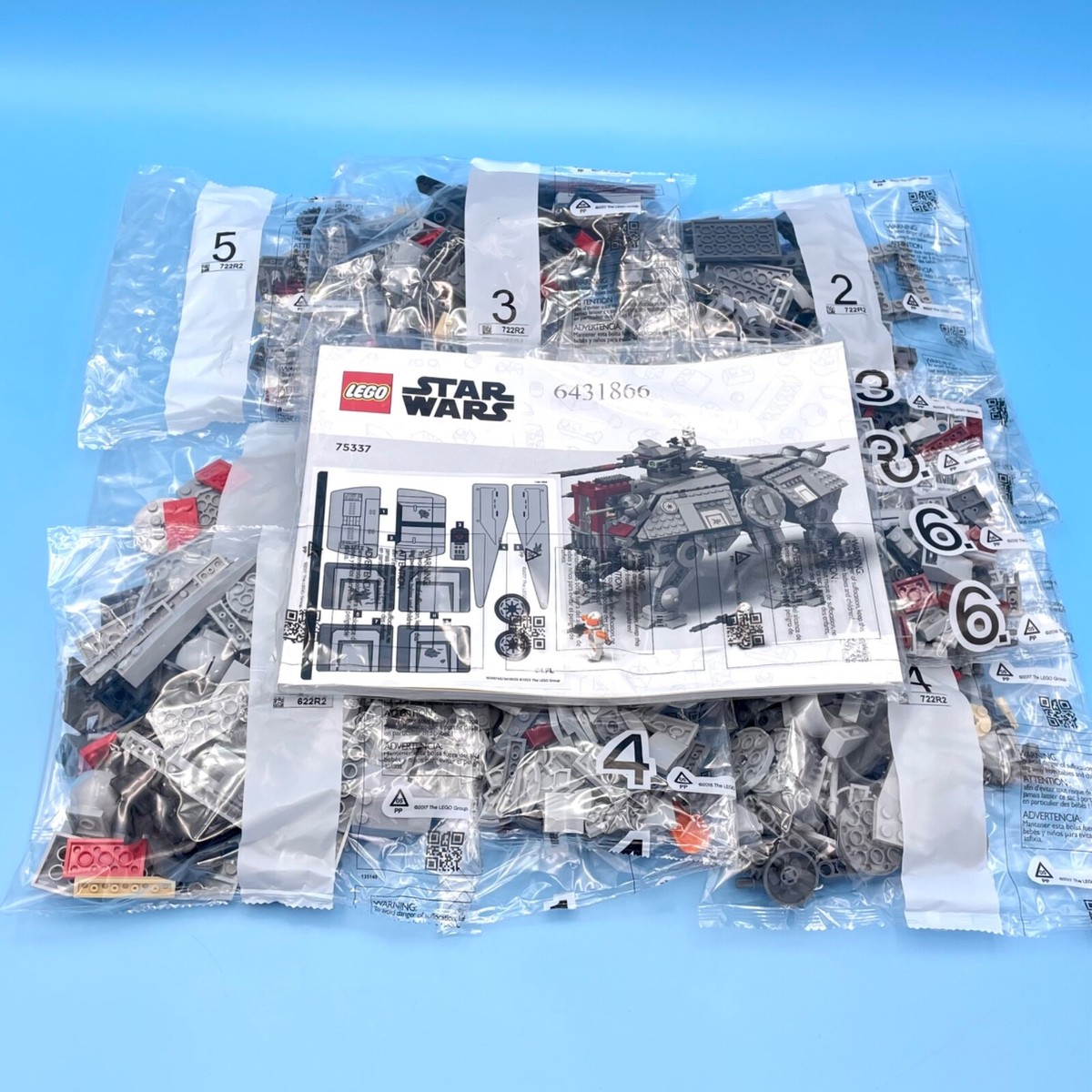 LEGO Star Wars AT-TE Walker Tank Vehicle ONLY (75337) *No