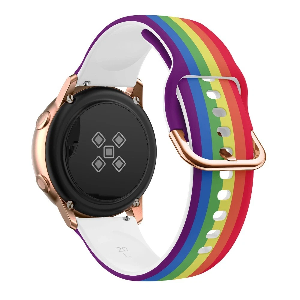 Rainbow fitbit versa 2 band new arrivals