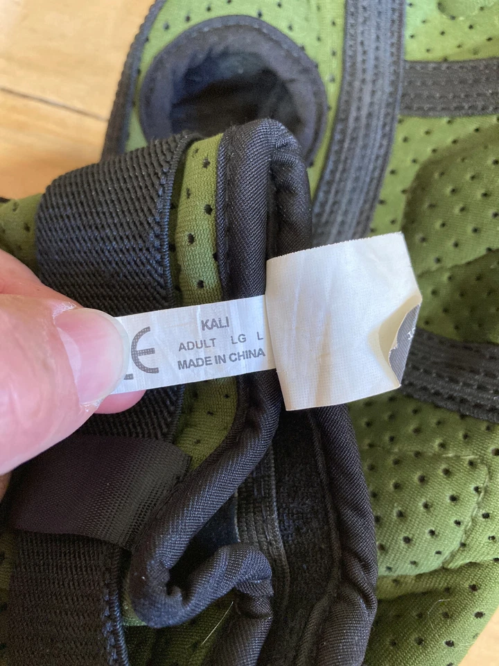 Coderas protectoras Kali - grandes para adultos - verdes - ciclismo de montaña ciclismo Foto 3 de 3