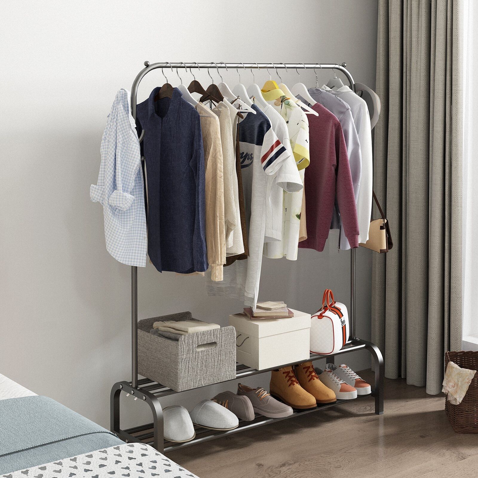 Pottery Barn - New York Closet Clothes Rack  Clothing rack bedroom,  Clothing rack, Best closet organization