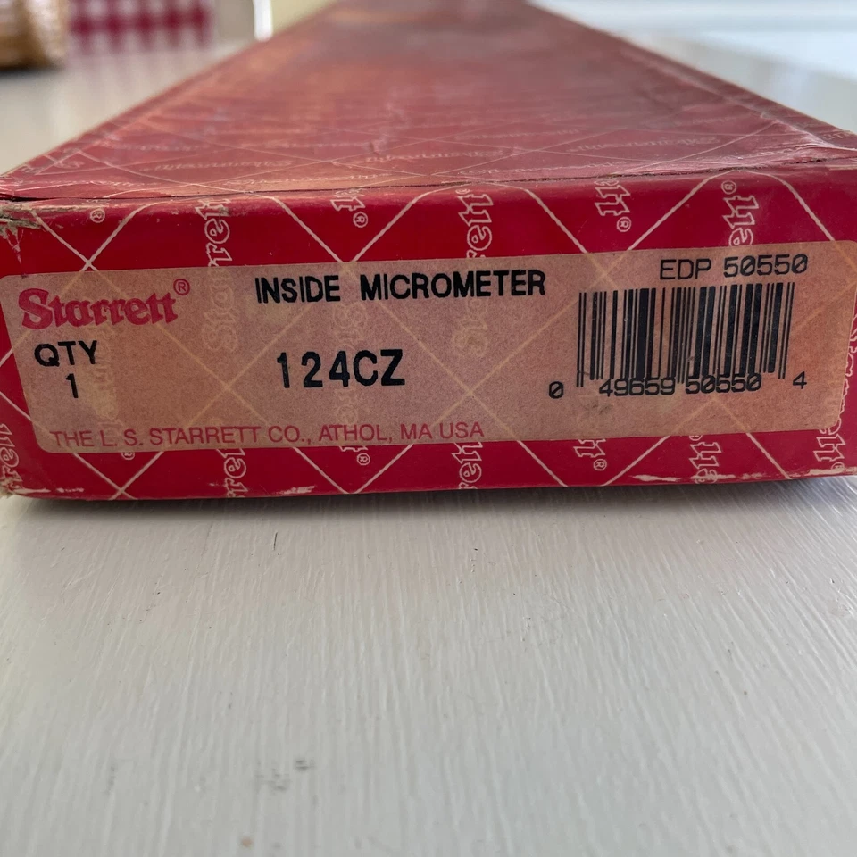 STARRETT 124CZ Mechanical Solid - Rod Inside Micrometer :8in. to 32 In. Range - Image 3 of 4