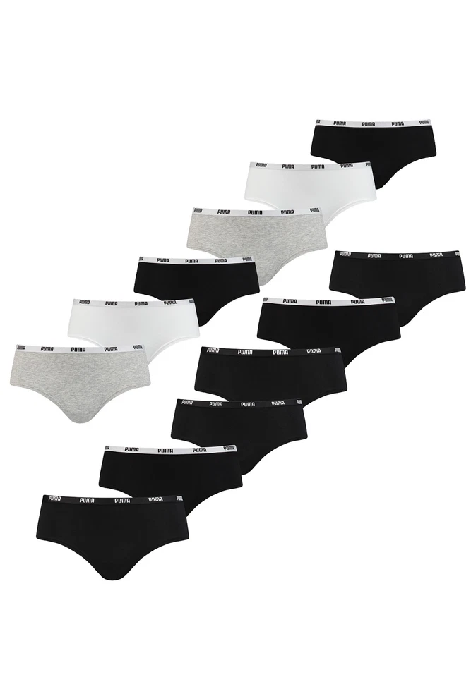 12 paar Puma Women Hipster Damen Slip Unterwäsche 701218976
