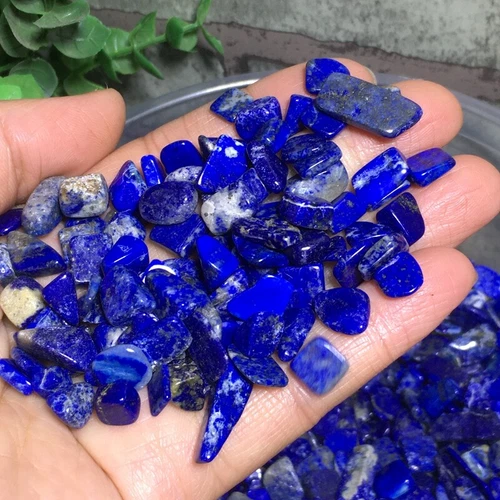 100g  Lapis Lazuli stone Raw stone Rock Original Specimen   6-14mm