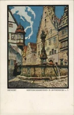CPA AK Rothenburg Herterichbrunnen GERMANY (1076267)