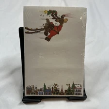 Vintage 1994 Suzy’s Zoo Paper Note Pad Christmas Holiday Theme Reindeer