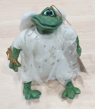 Vintage Russ The Country Folk Dreamweaver Angle Frog Toad 6” Approx W/tag