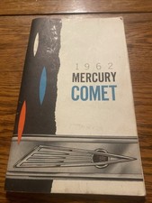 Vintage Classic 1962 Mercury Comet Owners Manual Original