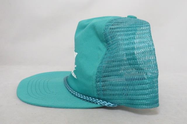 Vintage San Sun Snapback : Fishing has No Boundaries - Eagle River, WI (blugrn)