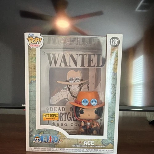 Funko One Piece Ace Wanted Poster Hot Topic Exclusive Pop! Vinyl #1291