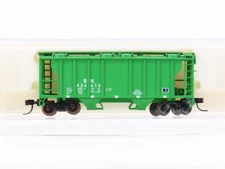 N Scale Atlas 3152 BN Burlington Northern Railroad 2-Bay Covered Hopper #424615