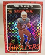 2025 Panini Rookies & Stars - Thrillers Omarion Hampton #17 Red Plaid (RC)