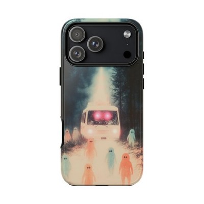 For iPhone/Galaxy/Pixel | Phone Ink Case - Haunted Forest Spirits Camp