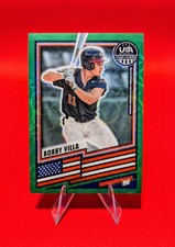 🔥Bobby Villa /99 Green Scope -2026 Panini USA Baseball #49 USA Baseball 16U/17U