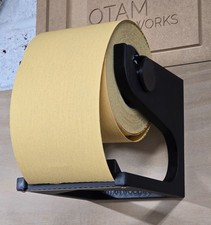 Sand Paper Sanding Roll Storage Holder - Wall Mount Bracket