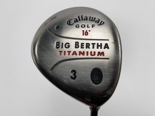 Callaway Big Bertha Titanium 3 Fairway Wood 16* RCH 75w Firm Graphite Mens RH