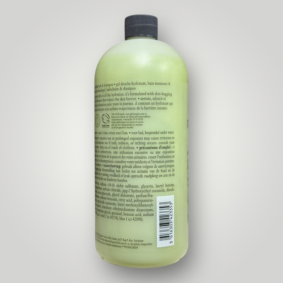 Philosophy Senorita Margarita Hydrating Shower Gel, Bubble Bath & Shampoo 32 Oz