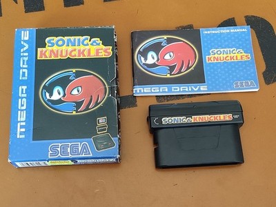 ## SEGA Mega Drive - Sonic & Knuckles - komplett, mit Gebrauchsspuren ##