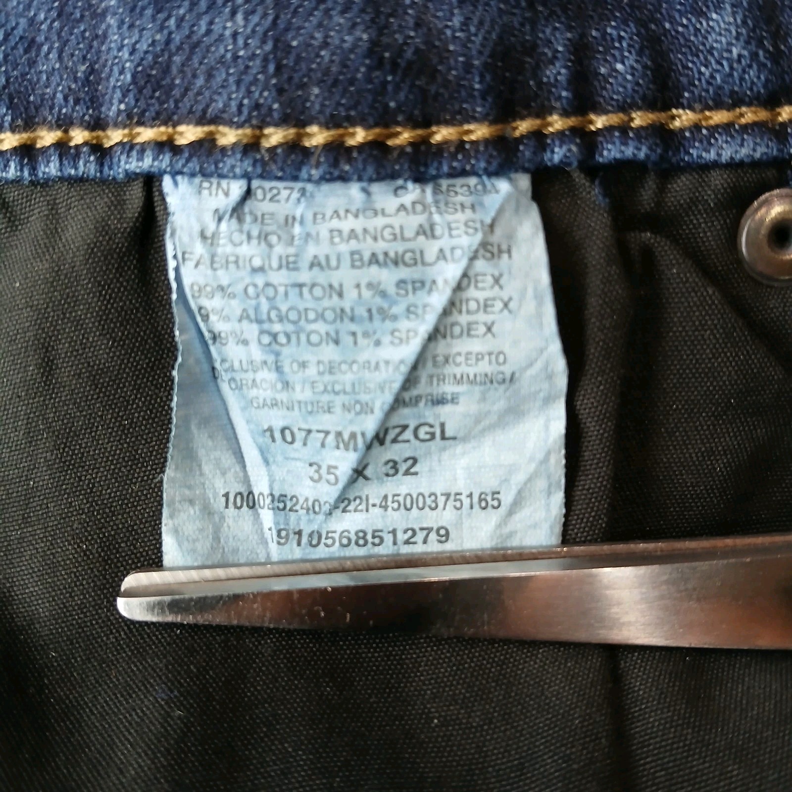 Wrangler Retro Slim Boot Jeans Mens Size 35x32 (36X31) Blue Denim Western Cowboy thumbnail 12