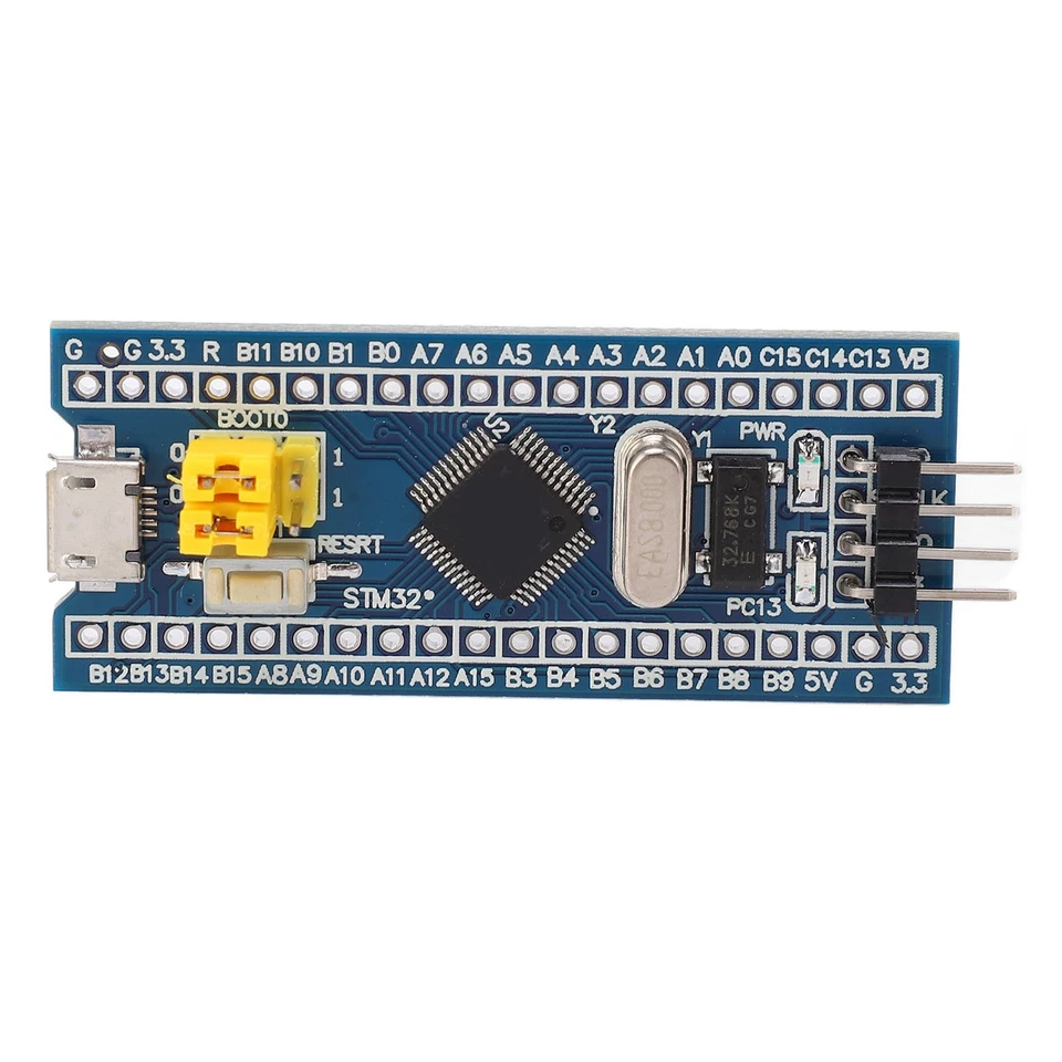 5PCS STM32F103C8T6 Minimum System Development Board Mirco USB 40 Pin  - Photo 3/4